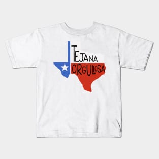 Tejana Orgullosa - Latin Pride Collection Kids T-Shirt